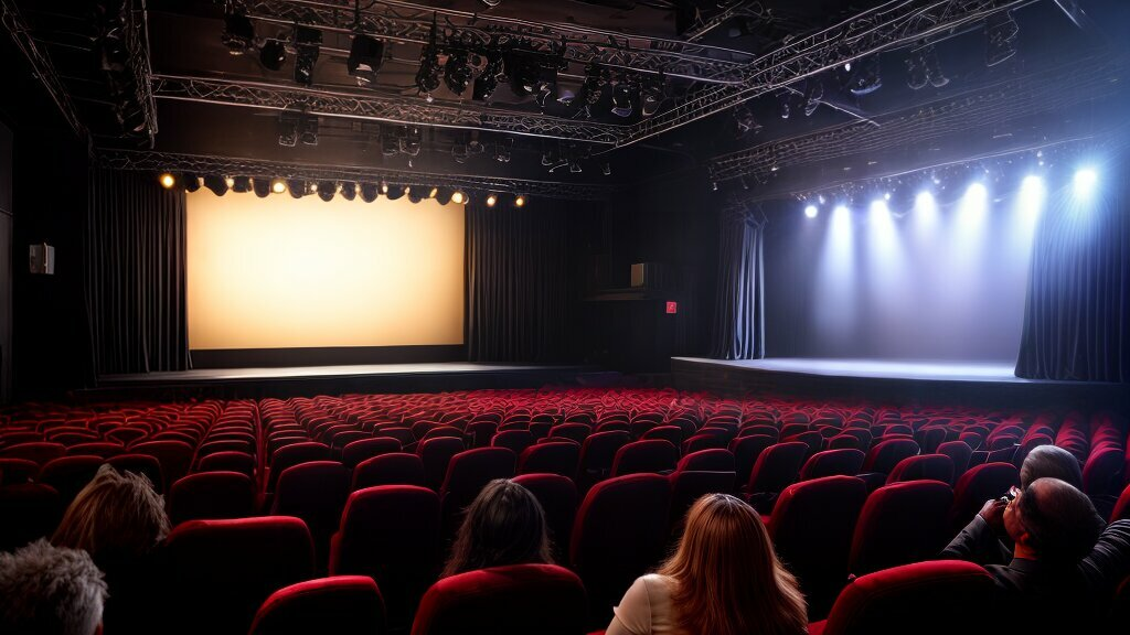 comedy show in a theater